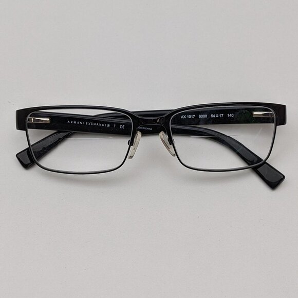 🕶️Armani Exchange AX1017 6000 Eyeglasses 54/17 140 /KAB201🕶️ - Picture 1 of 9
